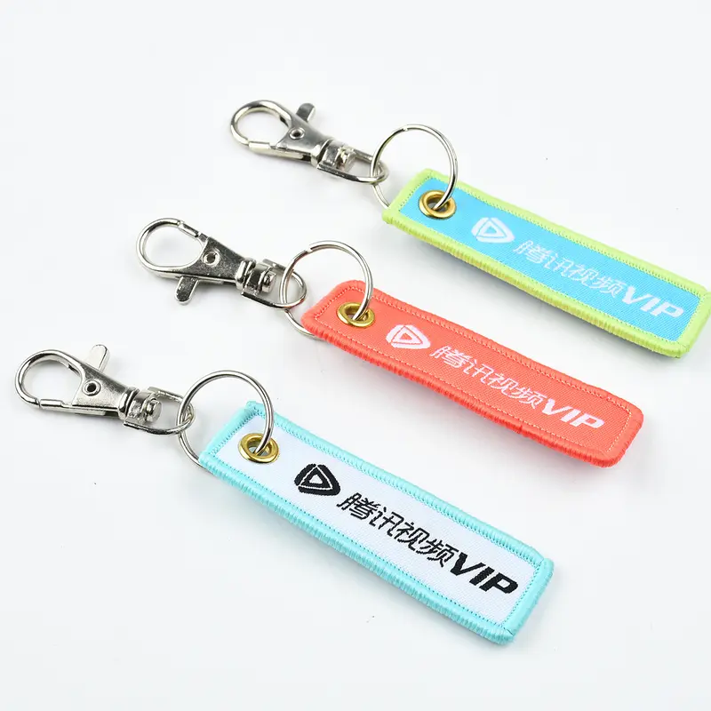 Custom flight tag / crew tag — leather, PVC, embroidered
