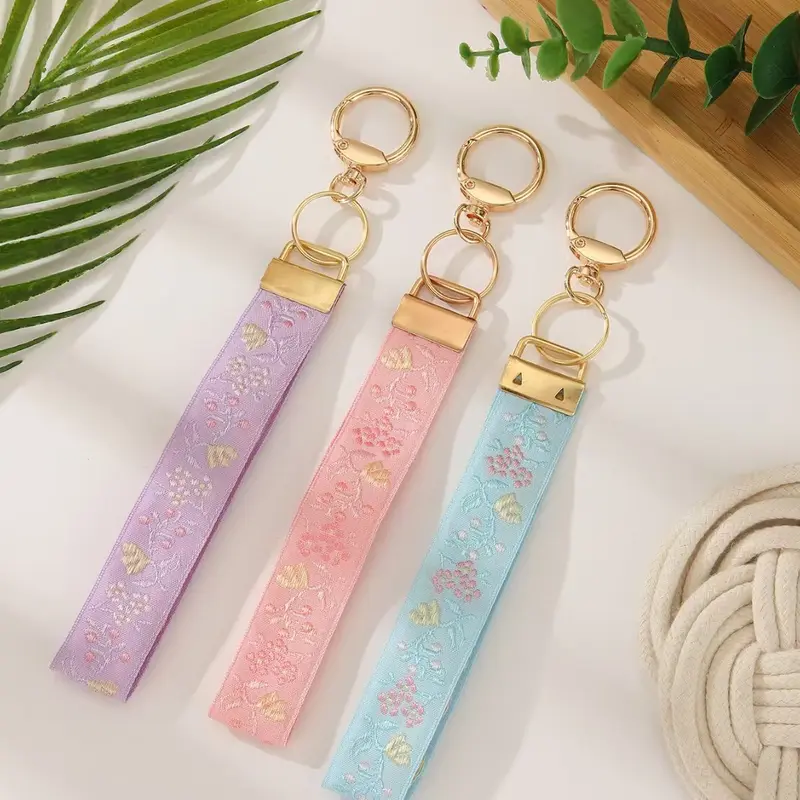 Fabric keychain design 21