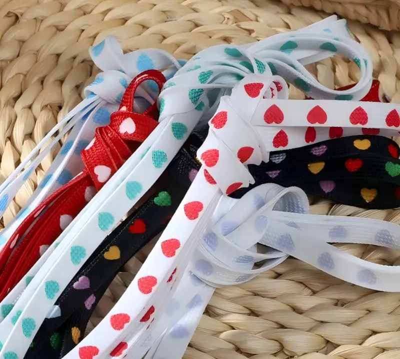 Custom shoelaces — flat, tubular, sublimation print, OEM